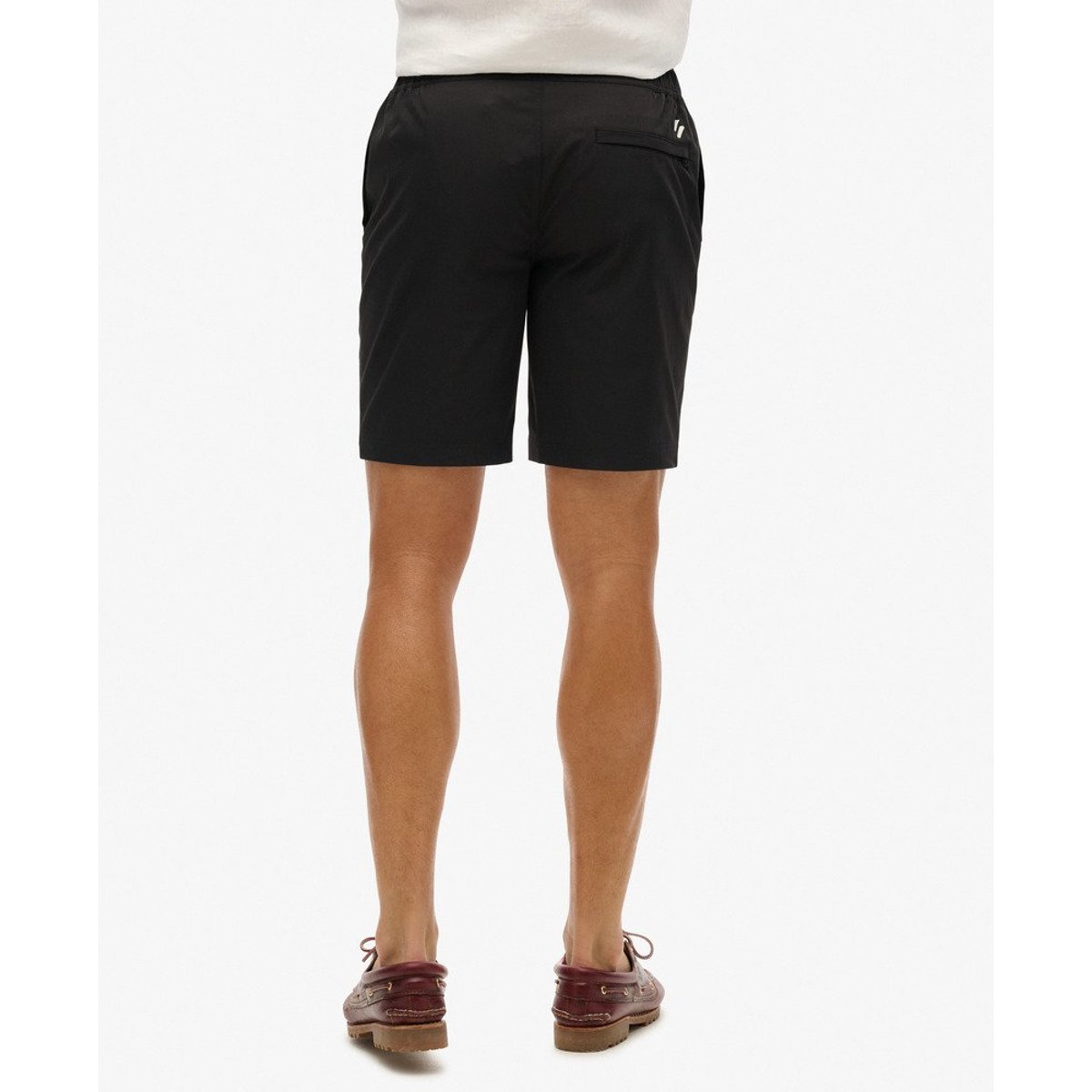 Short de surf recyclé Sportswear noir, SUPERDRY