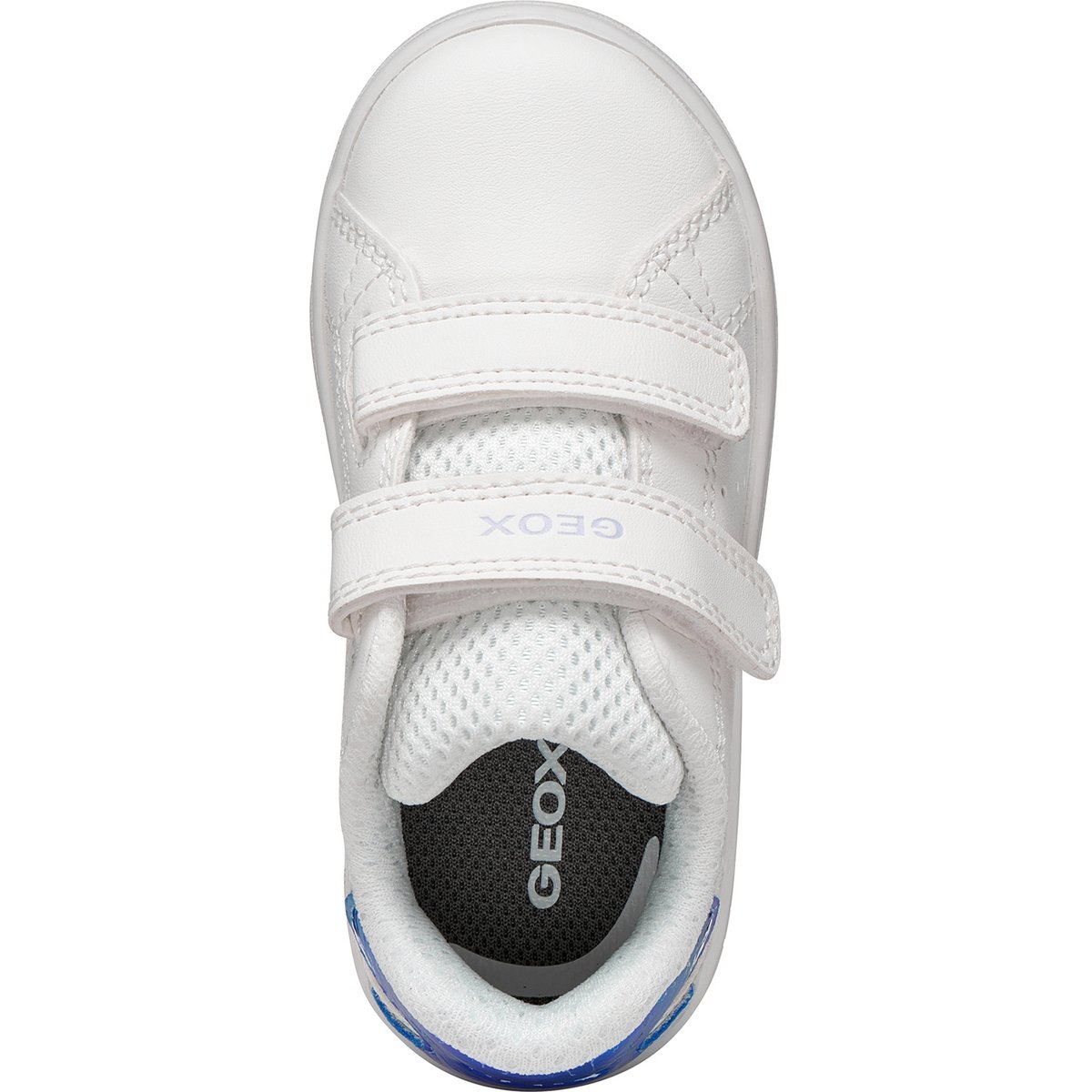Baskets B ECLYPER blanc/bleu bleuet, GEOX