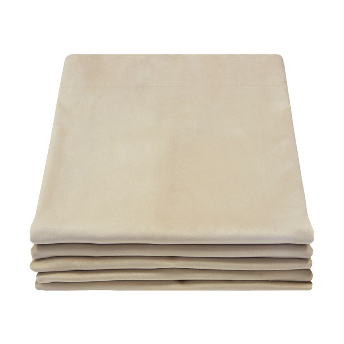 Rideau Occultant Total Velours Pattes cachées VENISE beige mc15, MOONDREAM