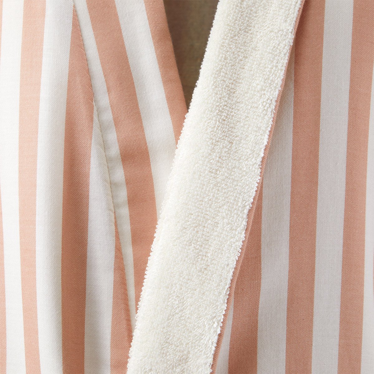 Peignoir long en satin de coton,FIFTY-FIFTY nougat, DESFORGES