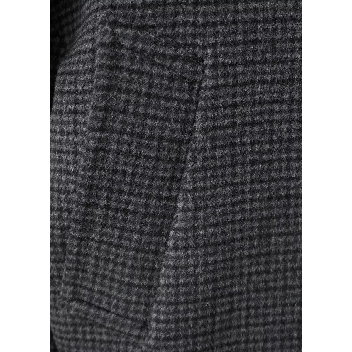 Veste laine pied-de-poule bleu marine, MANGO