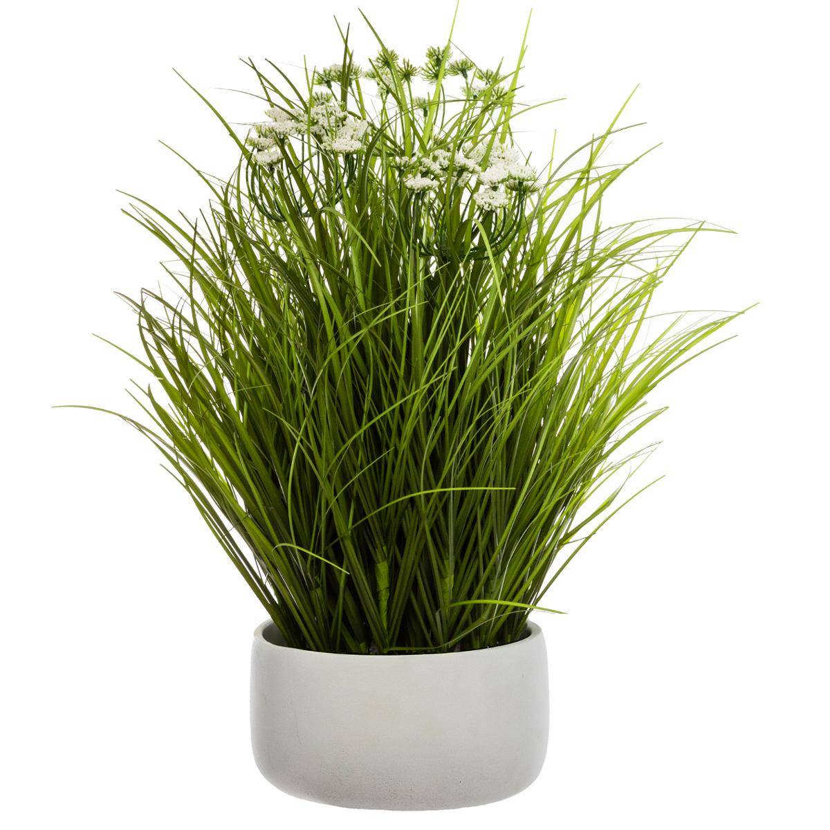 Herbes folles artificielles blanc, ATMOSPHERA