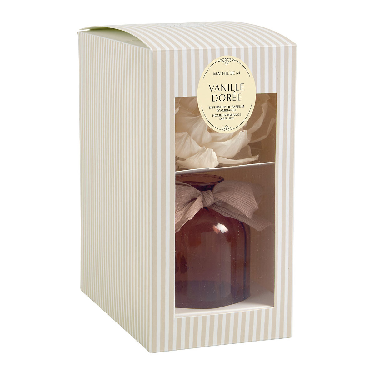 Diffuseur de parfum d'ambiance Vanille Dorée rose, MATHILDE M