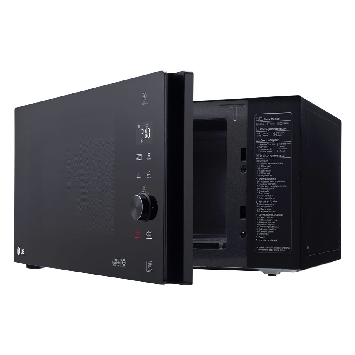 Micro ondes grill MH7265DDS noir, LG