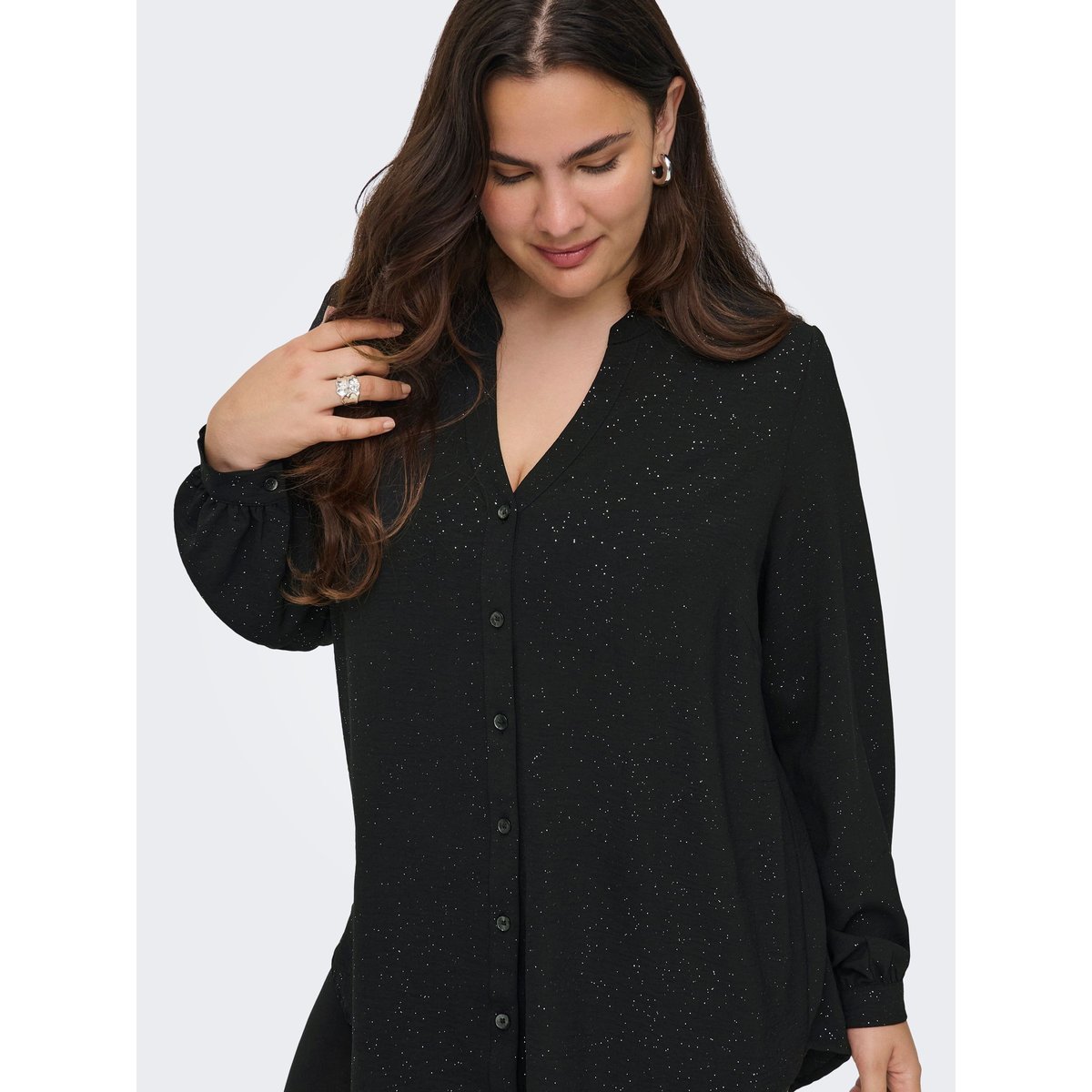 Chemise noire - black, ONLY CARMAKOMA