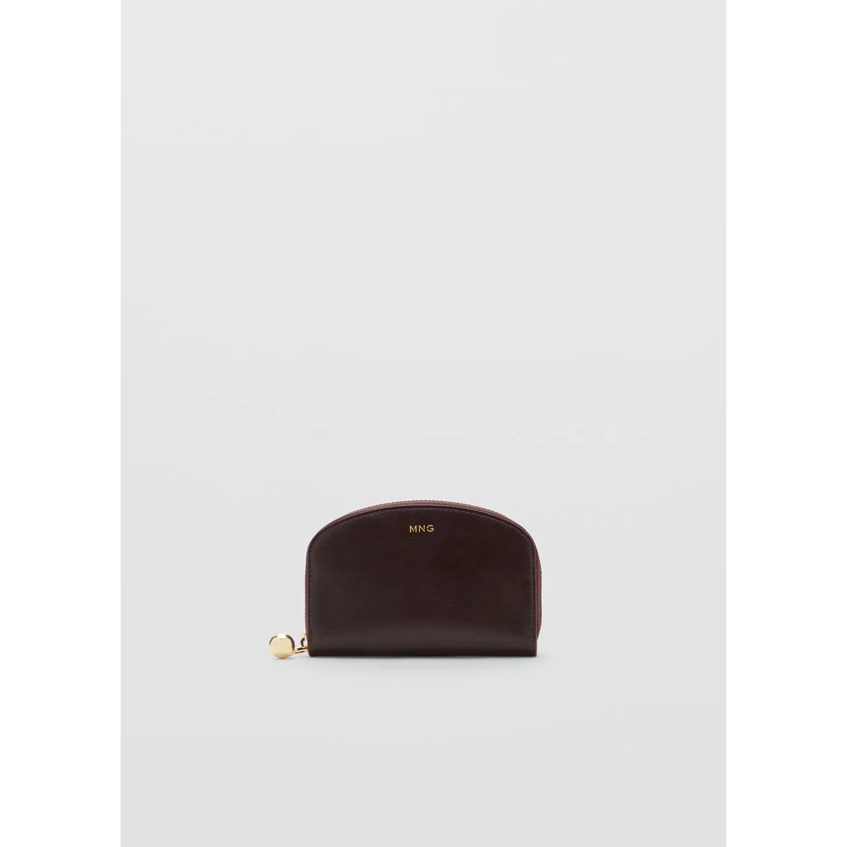 Portefeuille moyen avec mini perles chocolat, MANGO