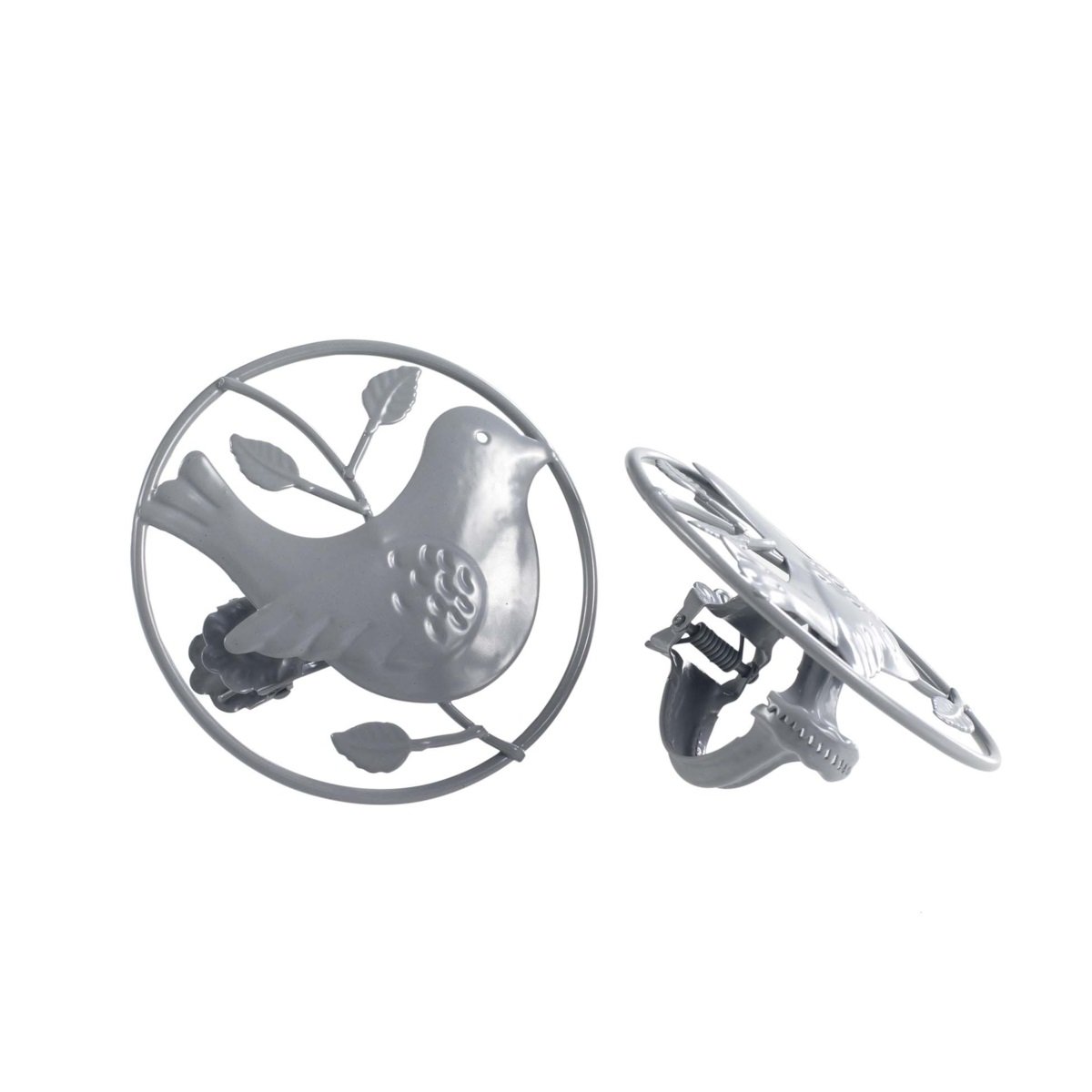 Lot de 2 Embrasses Jolie Passereau gris, EDEN