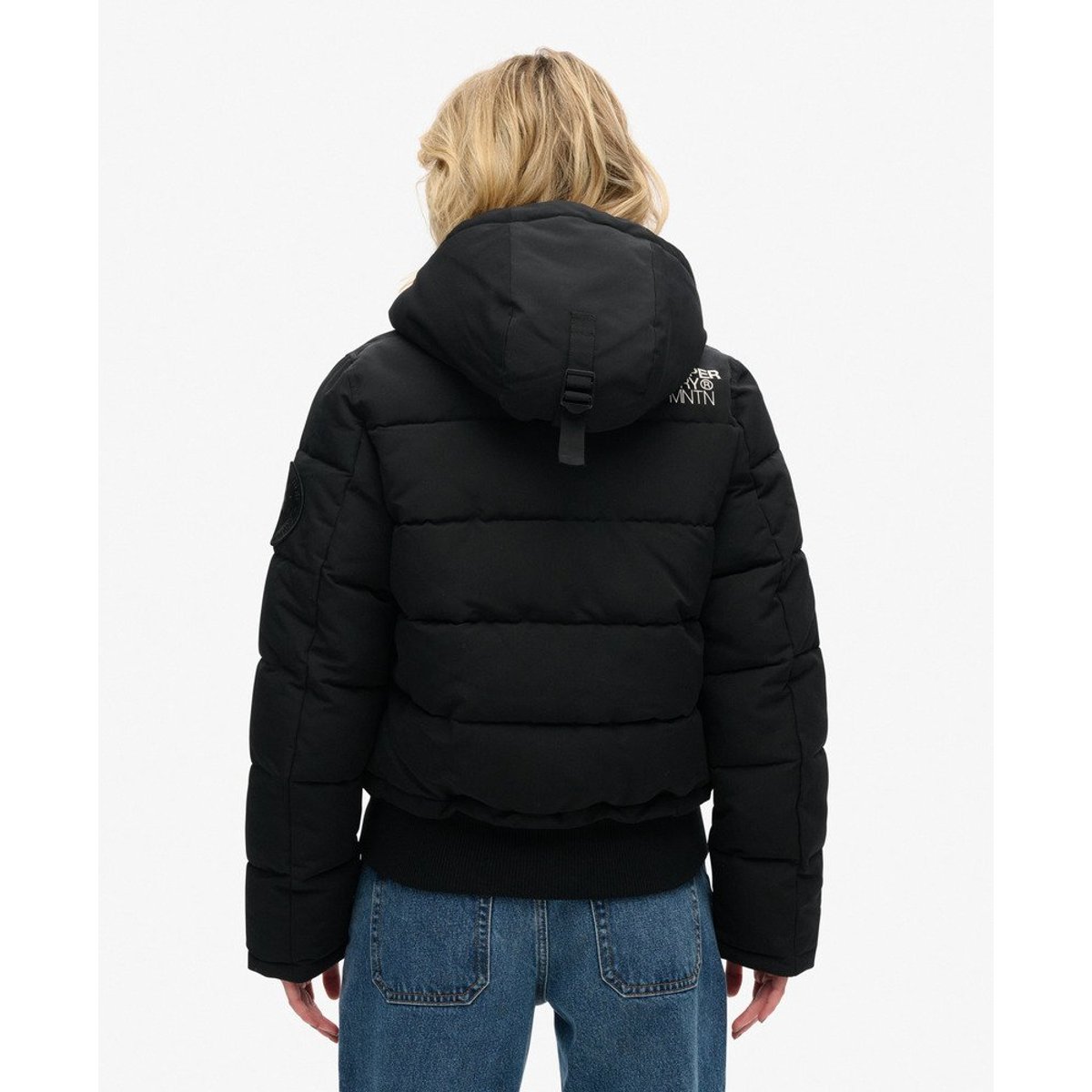 Bomber Everest noir de jais, SUPERDRY