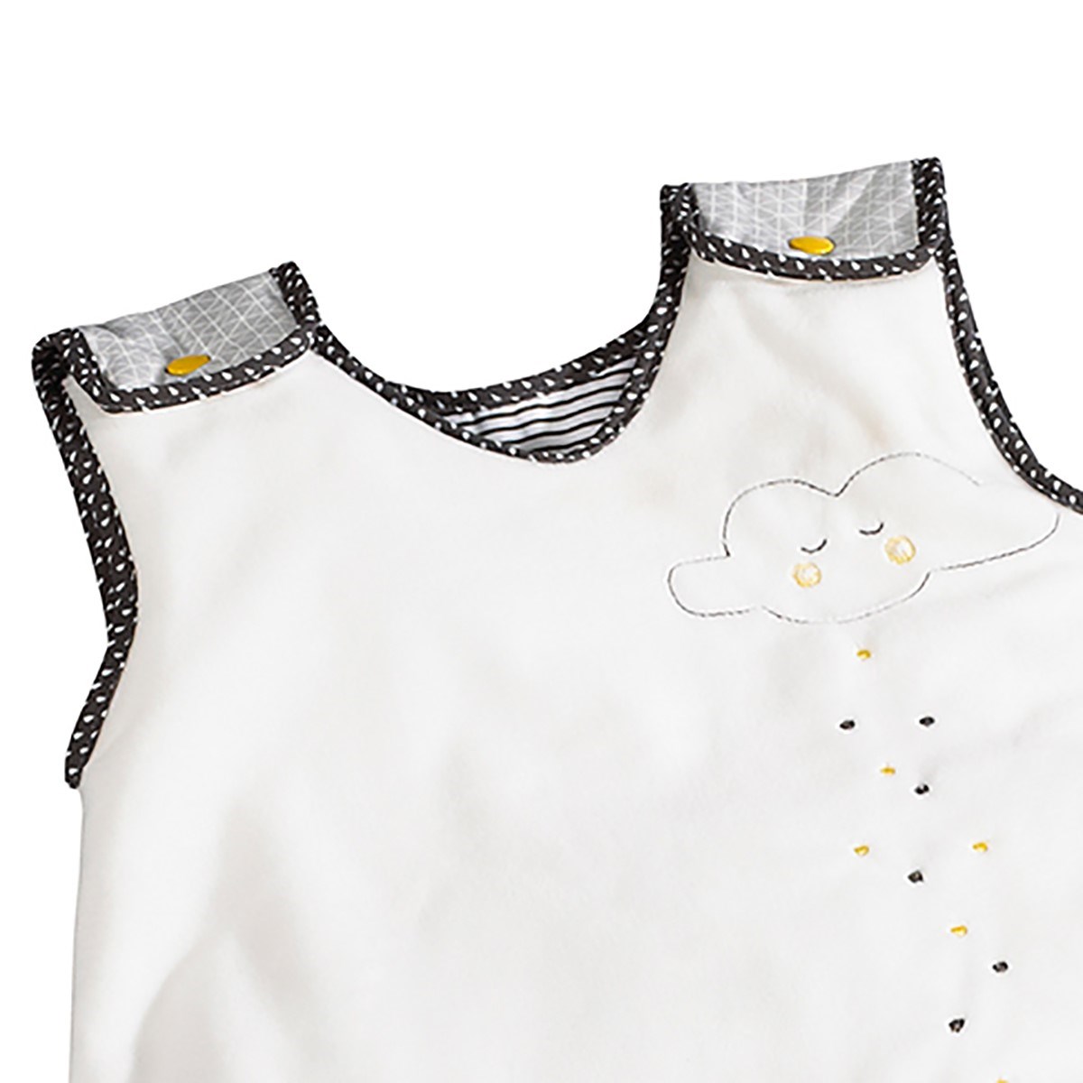 Gigoteuse en coton blanc, SAUTHON