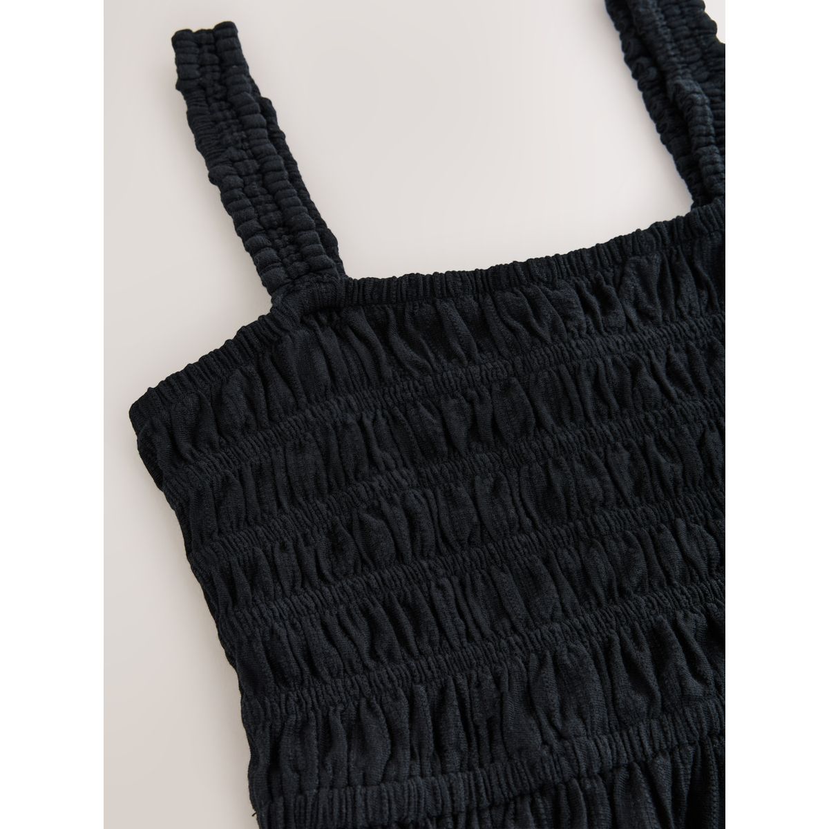 Robe longue en coton maternité noir, NEXT