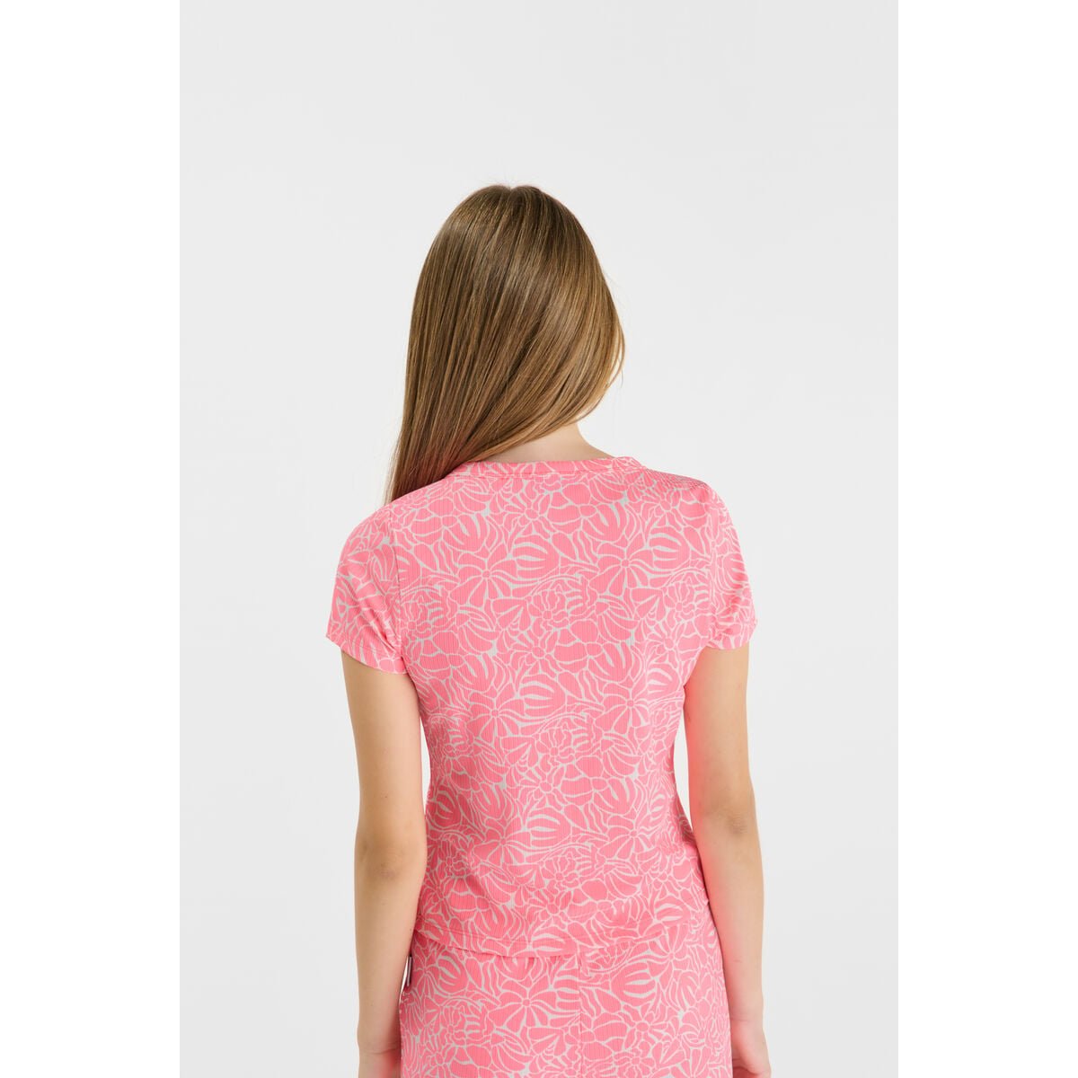 Tee-Shirt TONYGI pink fluo, LE TEMPS DES CERISES