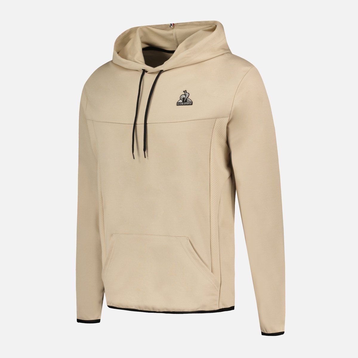 Sweat à capuche Coq d'Argent beige, LE COQ SPORTIF
