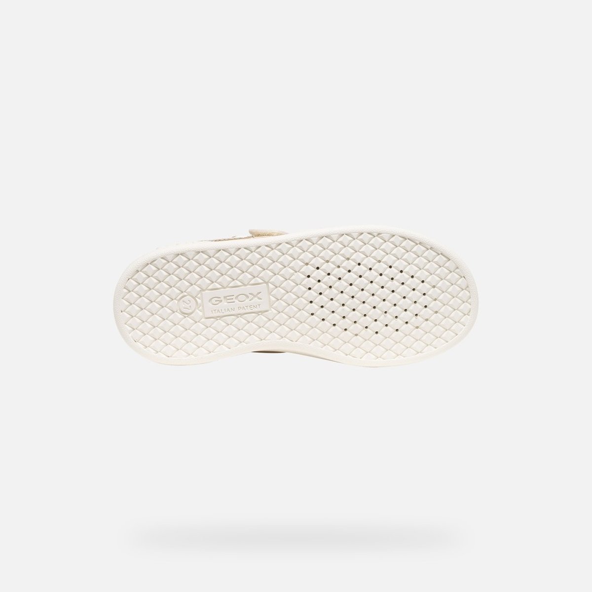 Baskets  J ECLYPER ivoire clair/or, GEOX