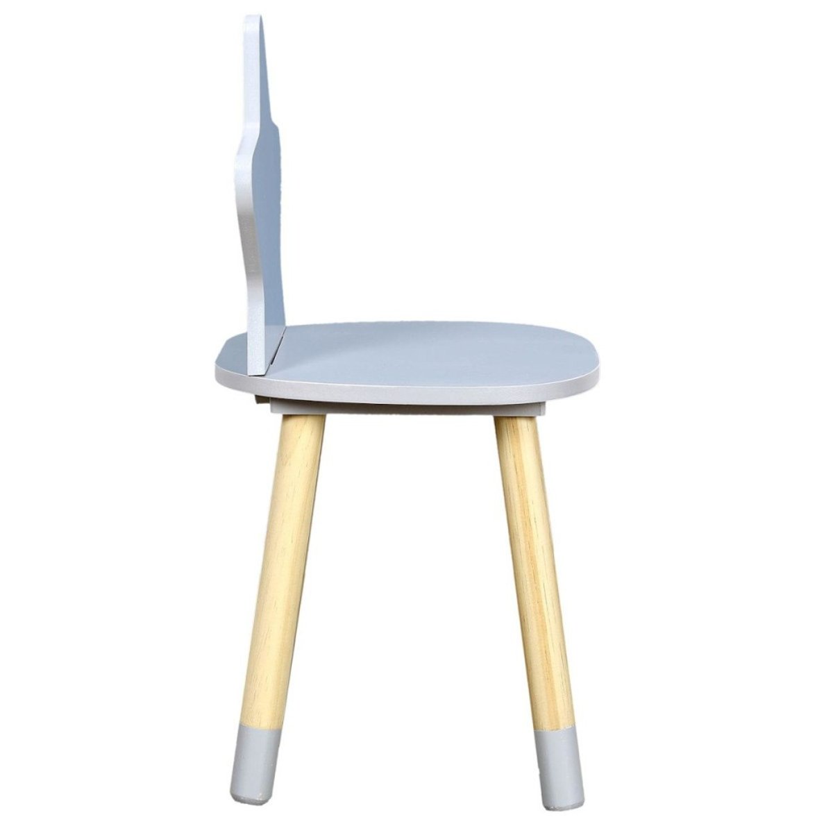 Chaise Enfant étoile Coloris Gris gris, DECORATIE