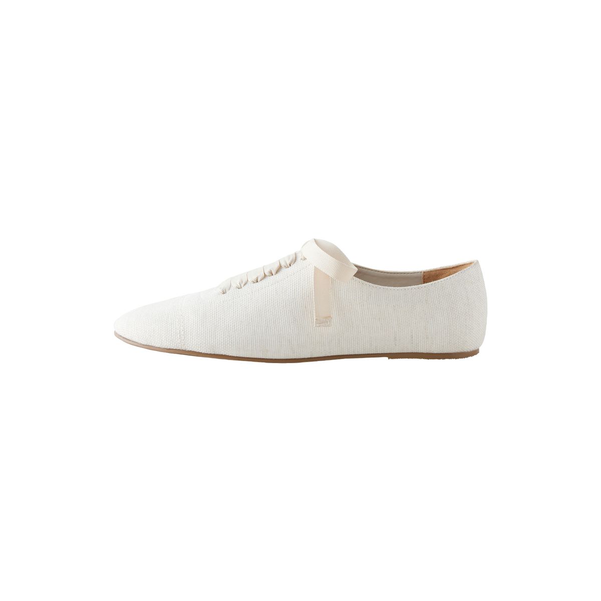 Chaussures jazz fines à lacets et bout rond naturel, NEXT