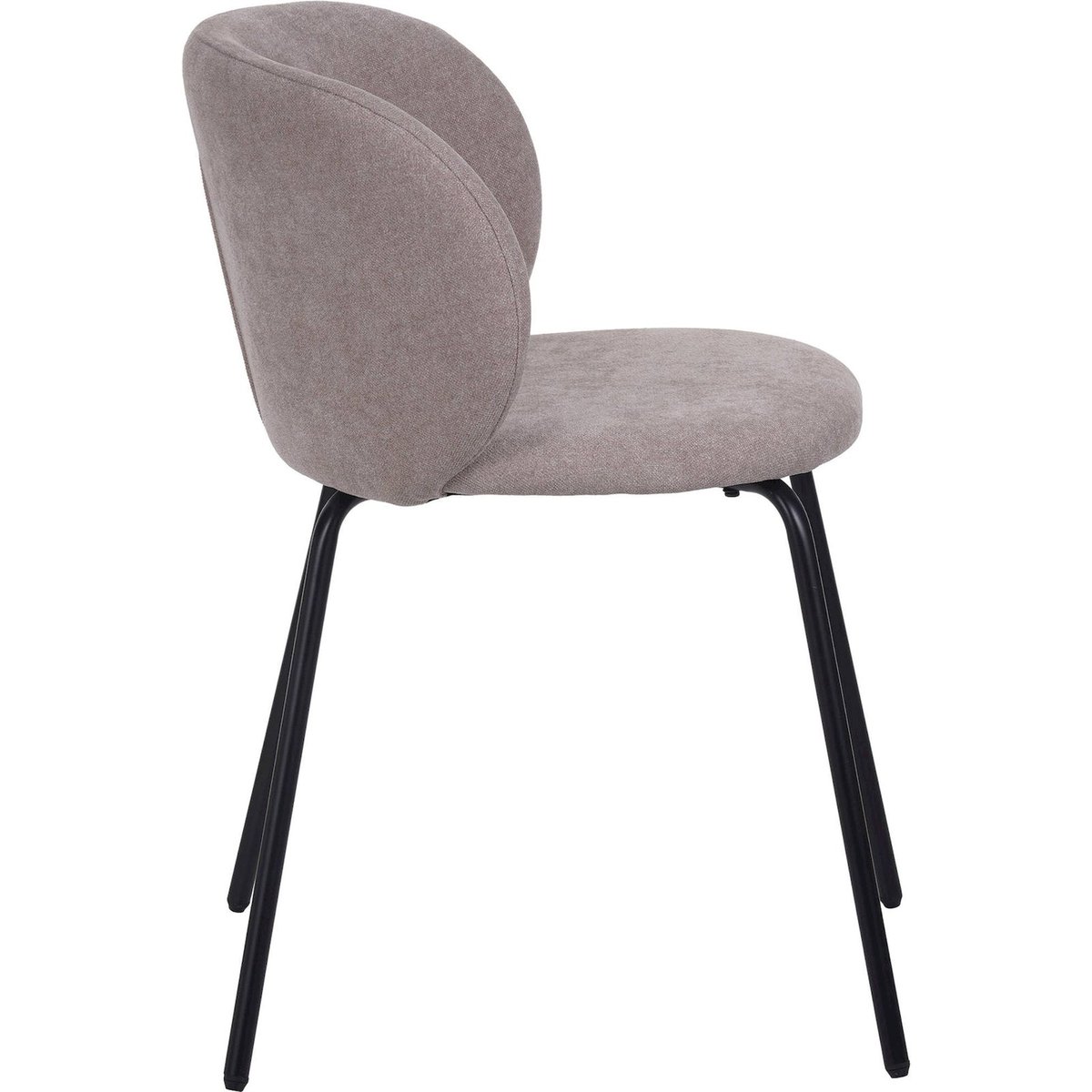 Chaise de salle à manger BERLENTS gris taupe chiné storm, RECOLLECTION