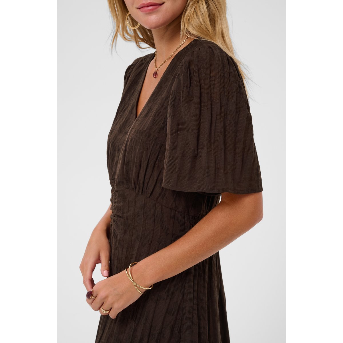 Robe marron java, CREAM