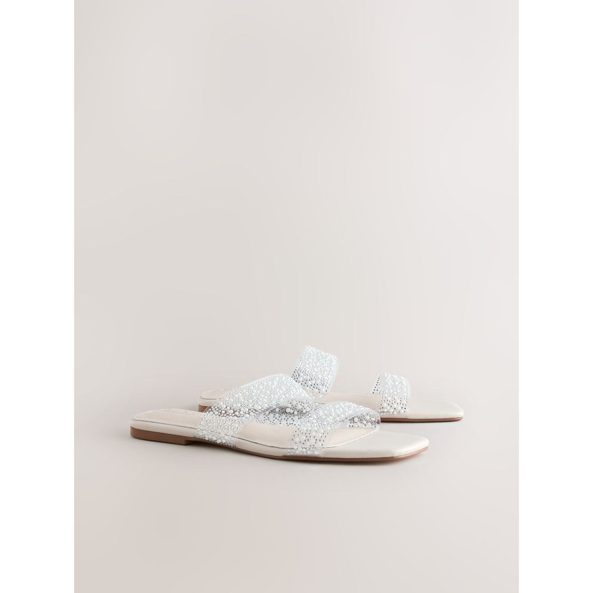 Sandales à perles forever comfort® blanc, NEXT