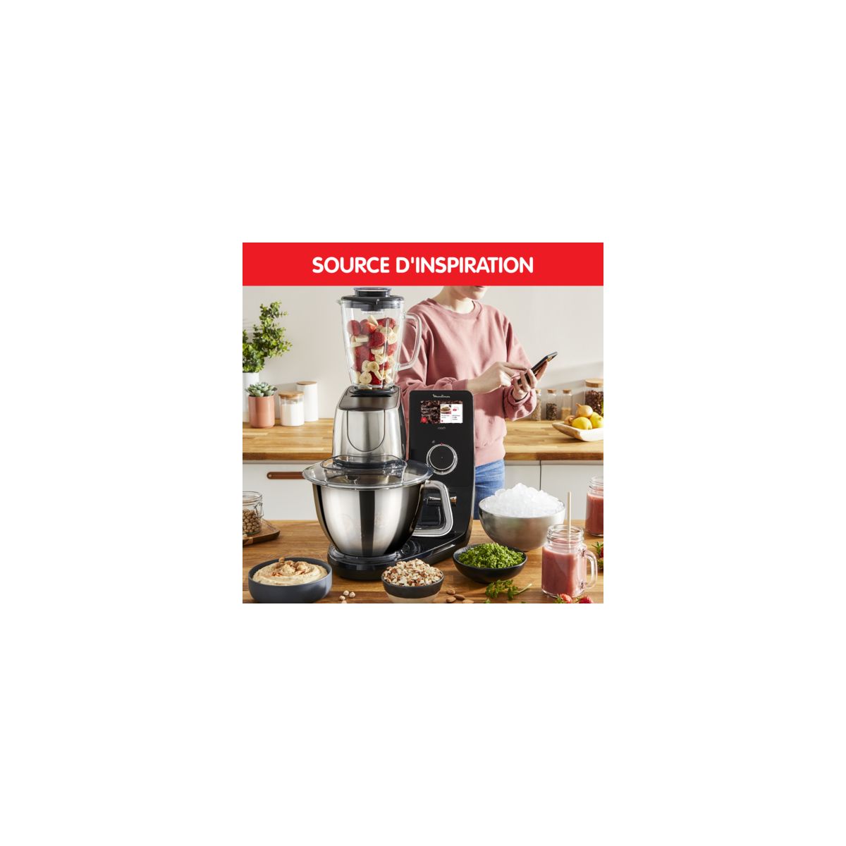 Coffret coach mix and drink box XF650012 couleur unique, MOULINEX