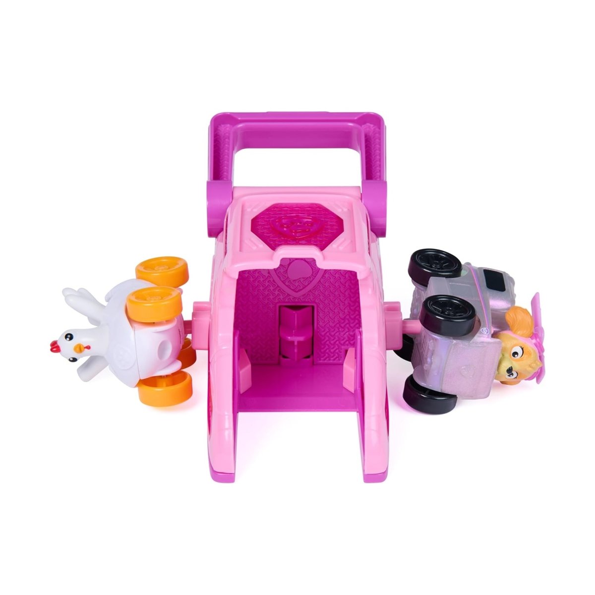 Pup Squad Launcher Skye & Henrietta – Set de figurines rose, SPIN MASTER