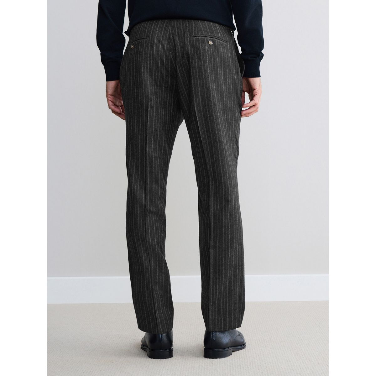 Pantalon de costume à rayures Signature gris anthracite, NEXT