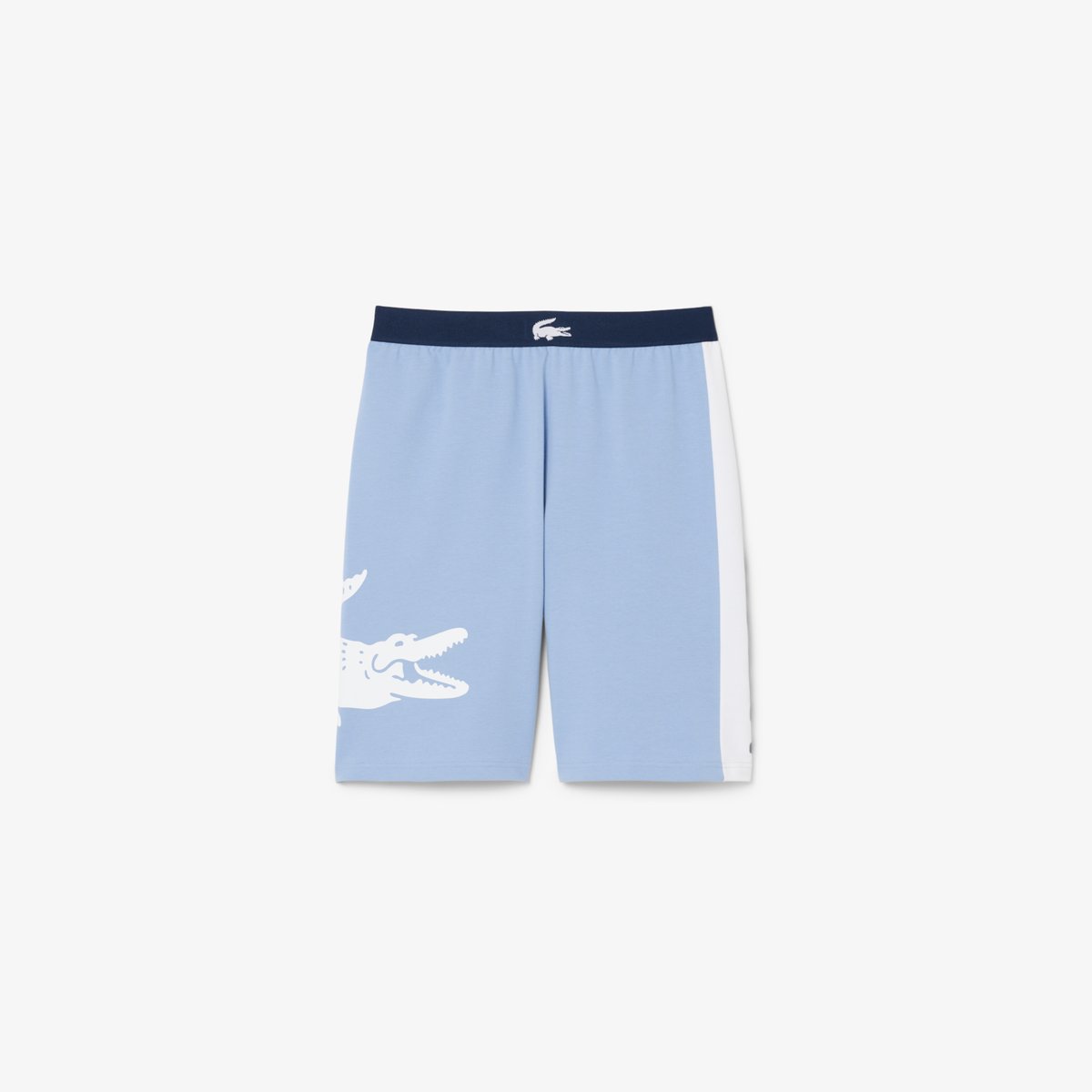 Short d'intérieur straight fit molleton bleu-30y, LACOSTE