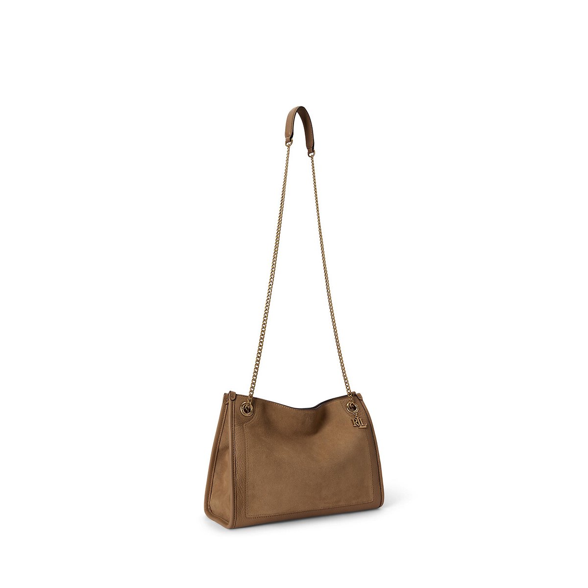 Sac à main en cuir, BRADLEY MOYEN camel, LAUREN RALPH LAUREN