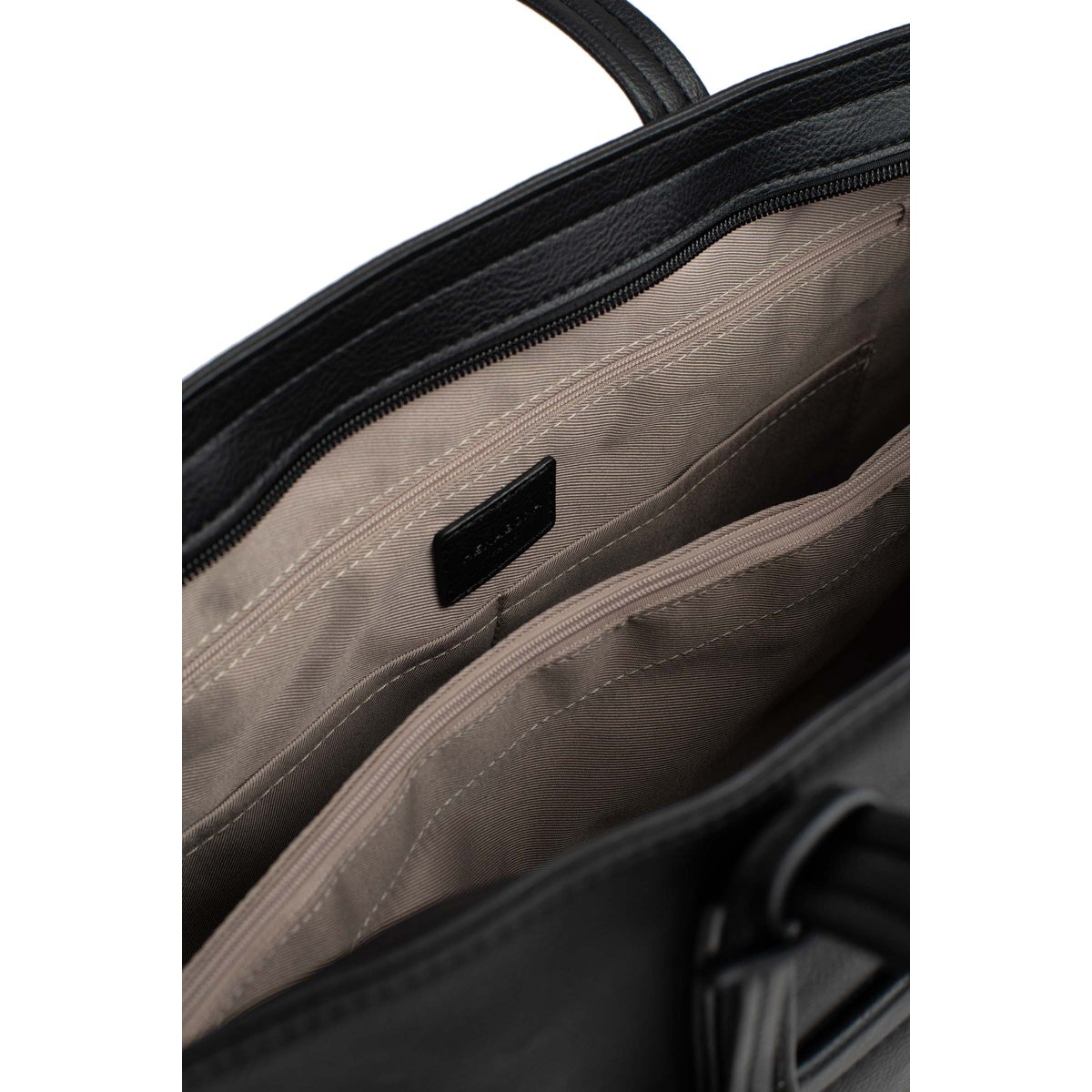 Sac cabas porté épaule  MOLY noir, HEXAGONA