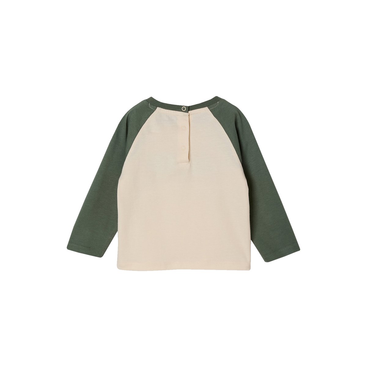 T-shirt manches longues vanille, VERTBAUDET