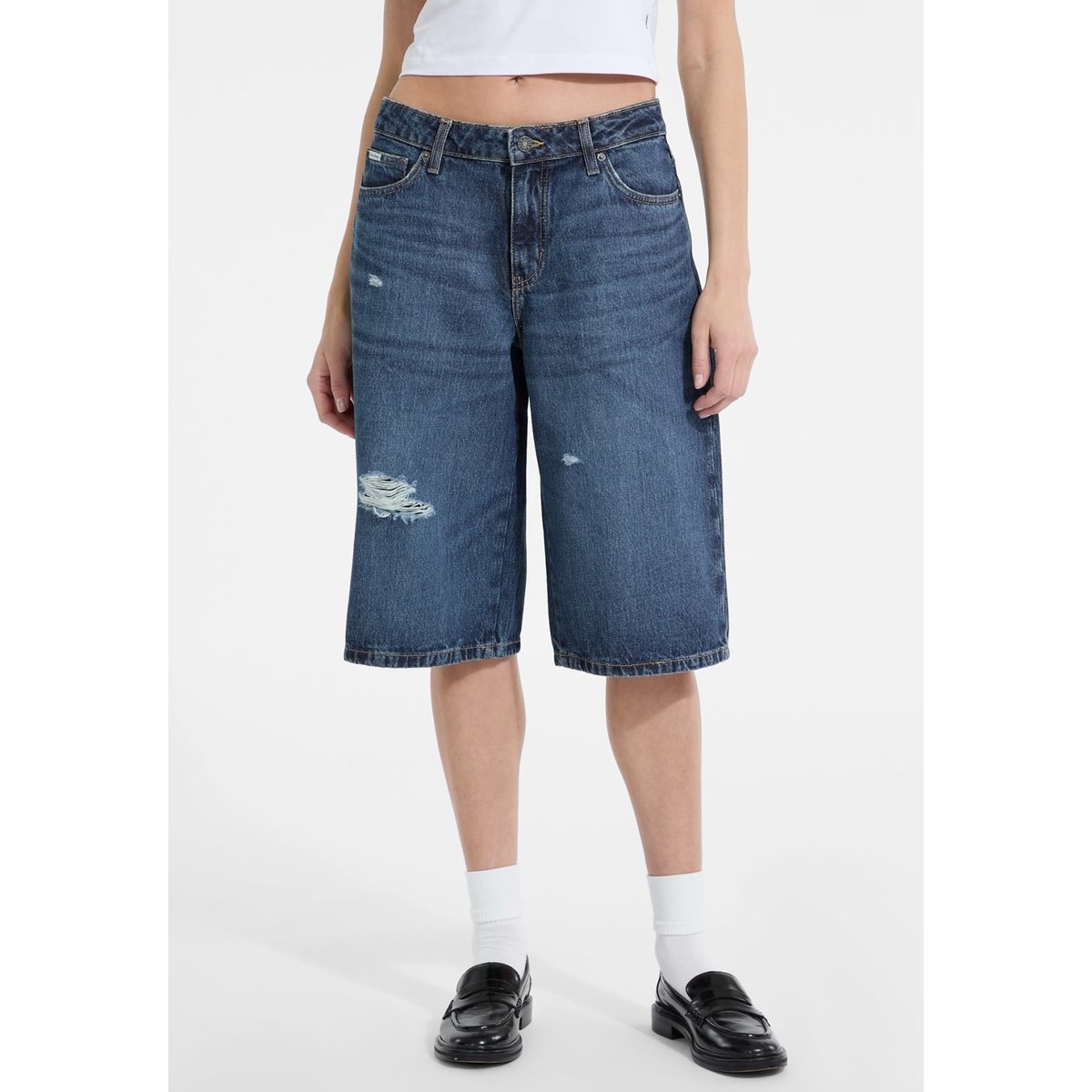 Short En Jean Baggy bleu, GUESS