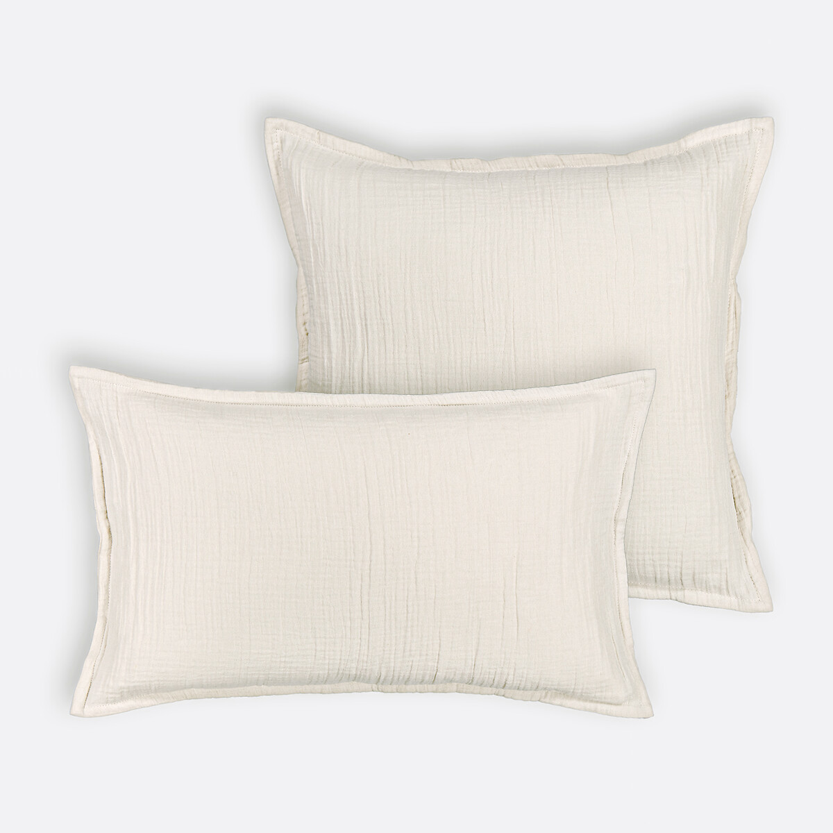 Kumla Cotton Muslin Cushion Cover natural, LA REDOUTE INTERIEURS