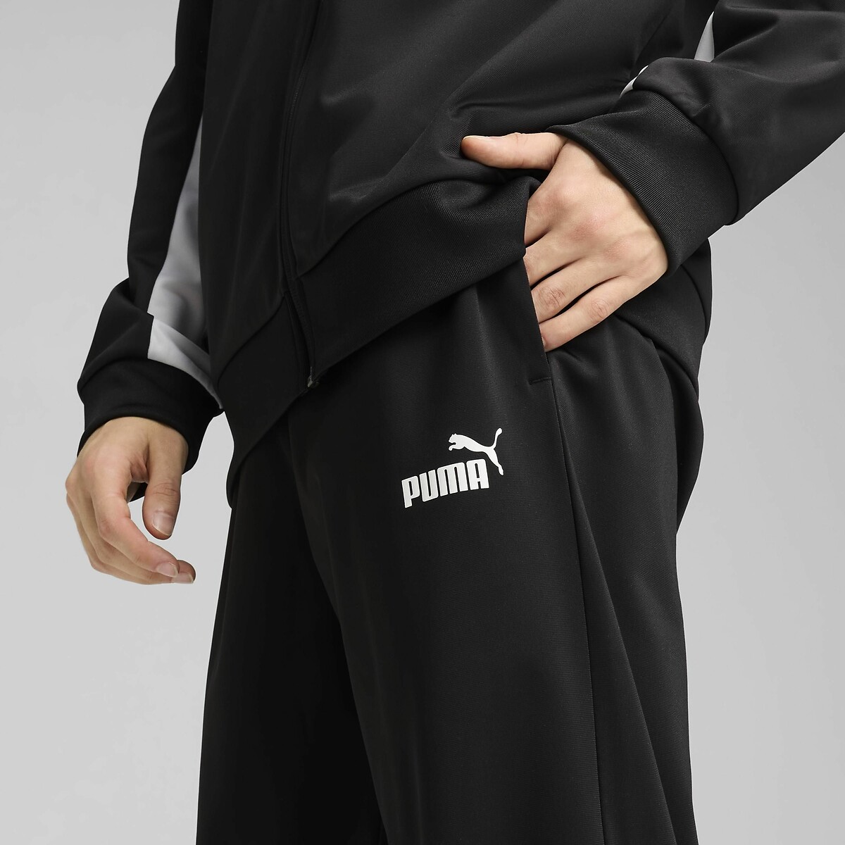 Ensemble de survêtement colorblock noir, PUMA