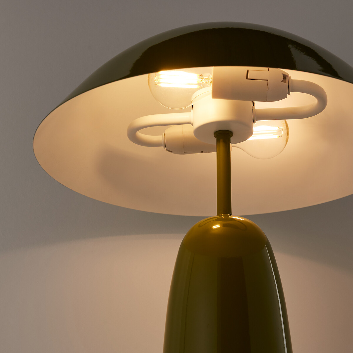 Lampe champignon à poser, en métal fer, MERRO vert, LA REDOUTE INTERIEURS