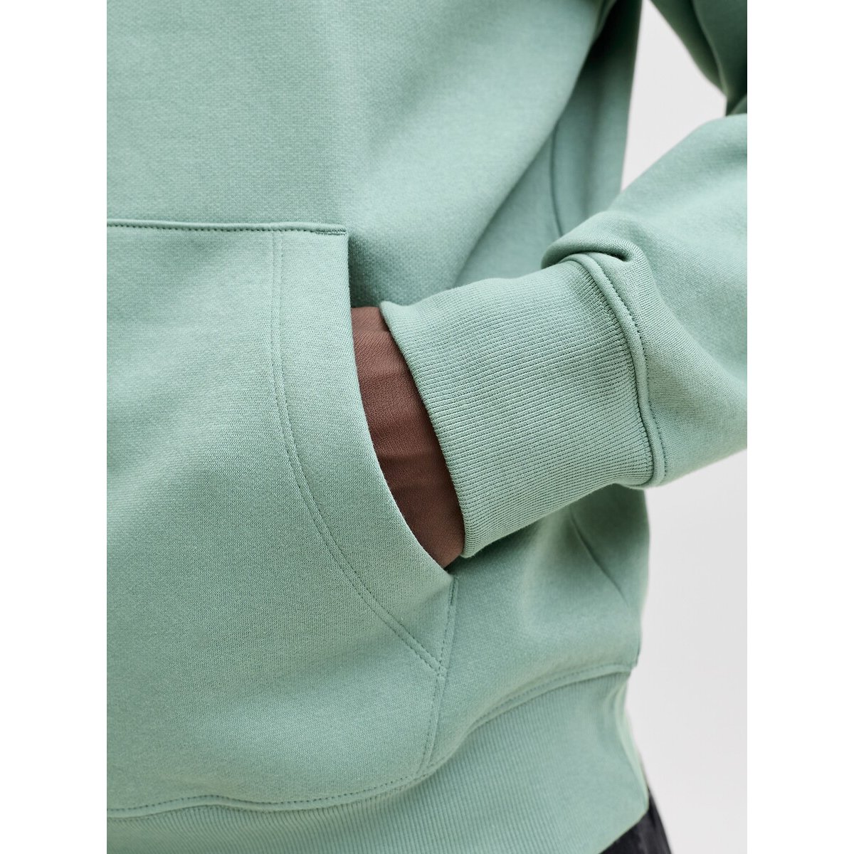 Sweat à capuche vert d'eau, JACK & JONES