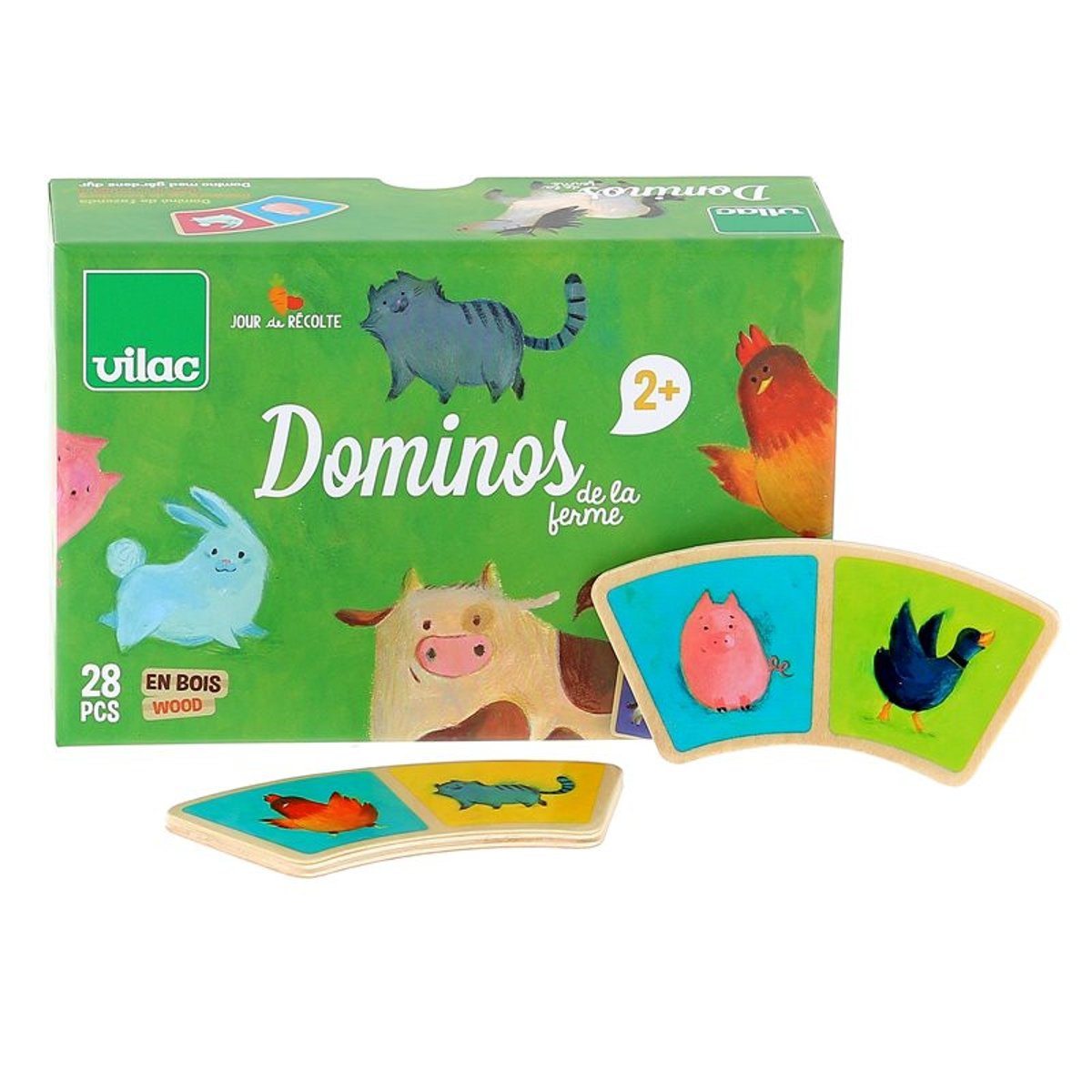 Dominos A la ferme vert, VILAC