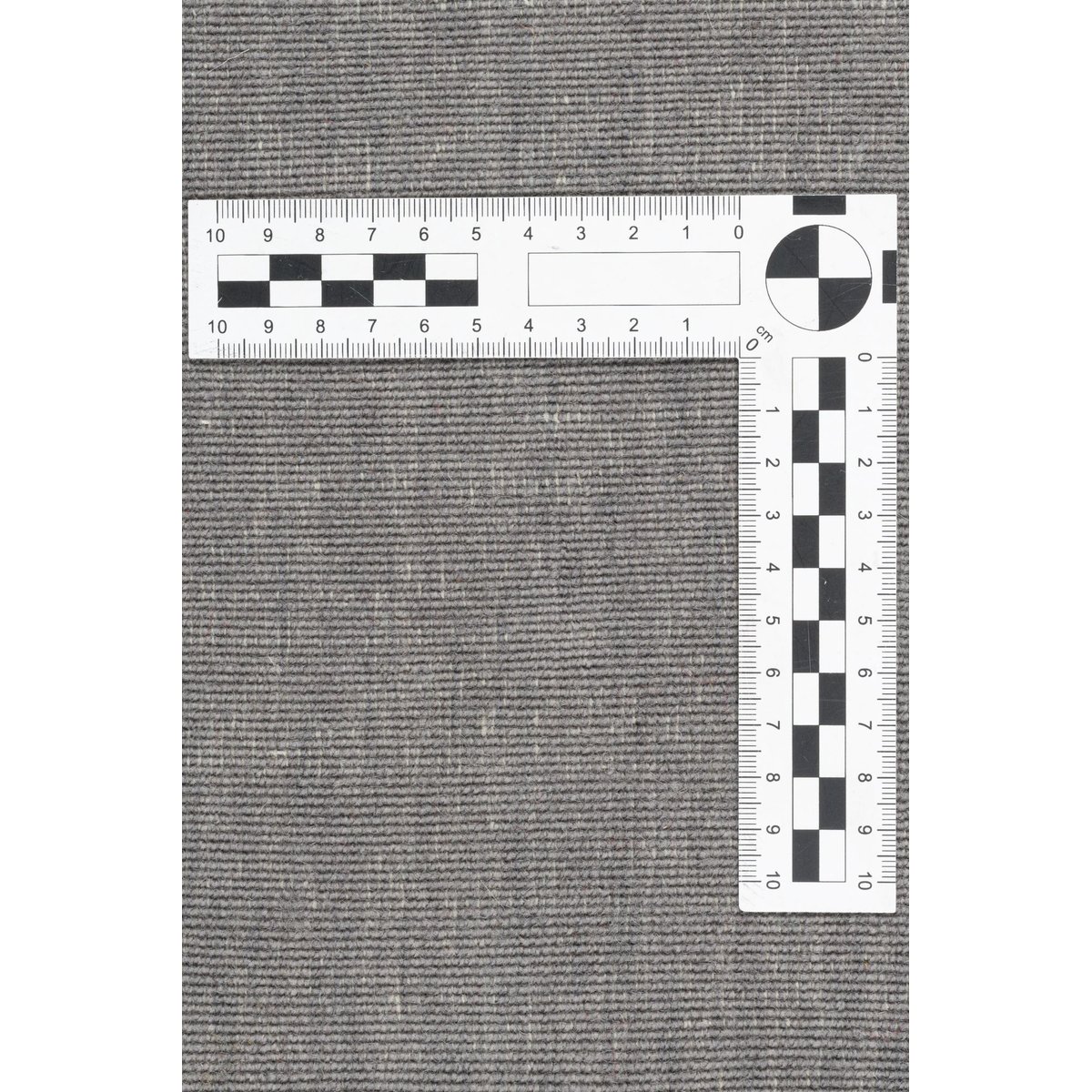 Tapis salon Brent tissé plat laine et viscose gris foncé, THEKO