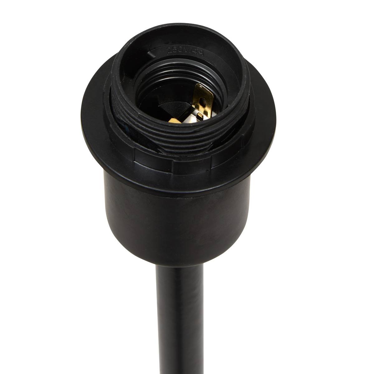 Pied de lampadaire en acier GALIA noir, ATMOSPHERA