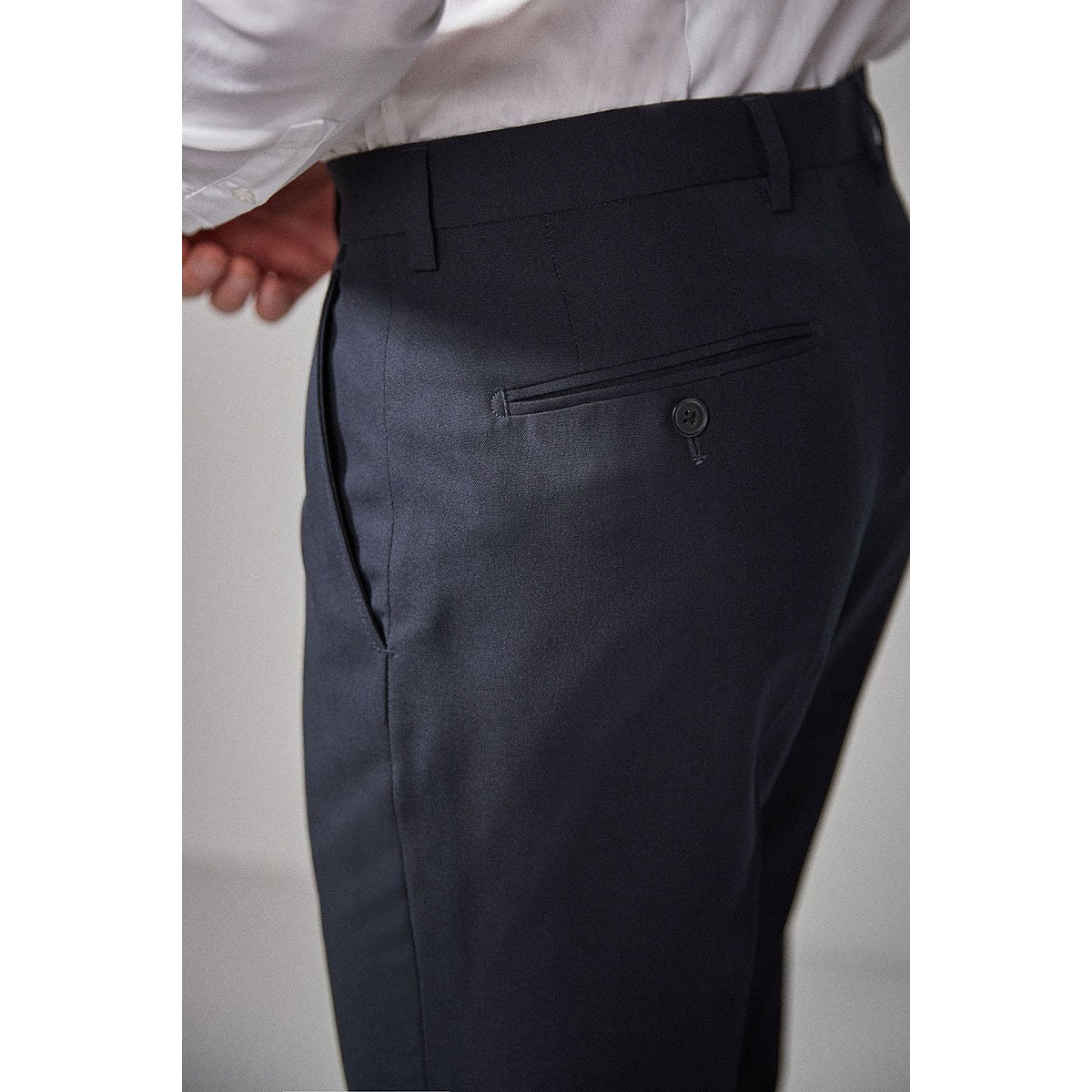 Pantalon De Costume Coupe Slim marine, NEXT