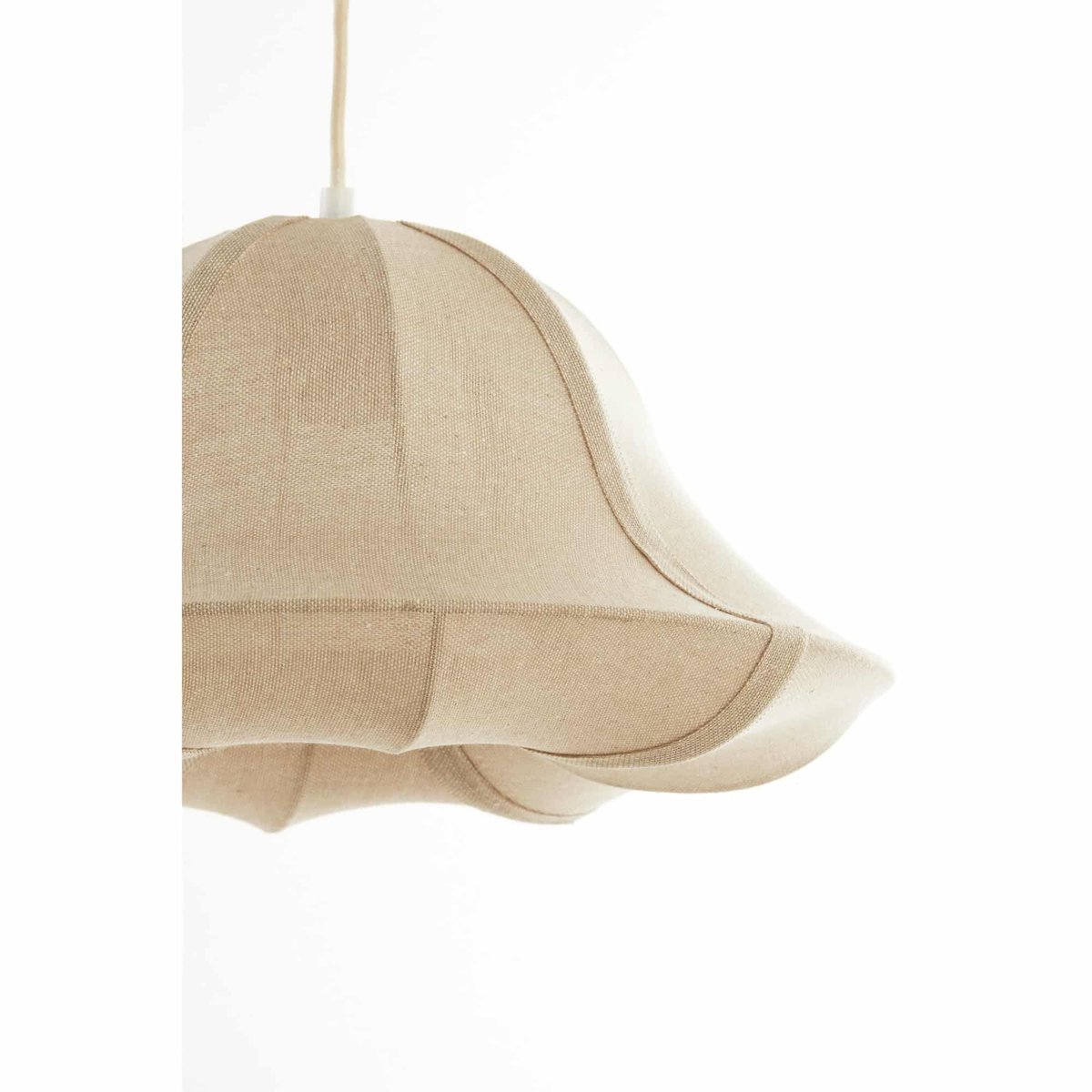 Lampe Suspendue Textiles IRAVELLE naturel, LIGHT & LIVING 