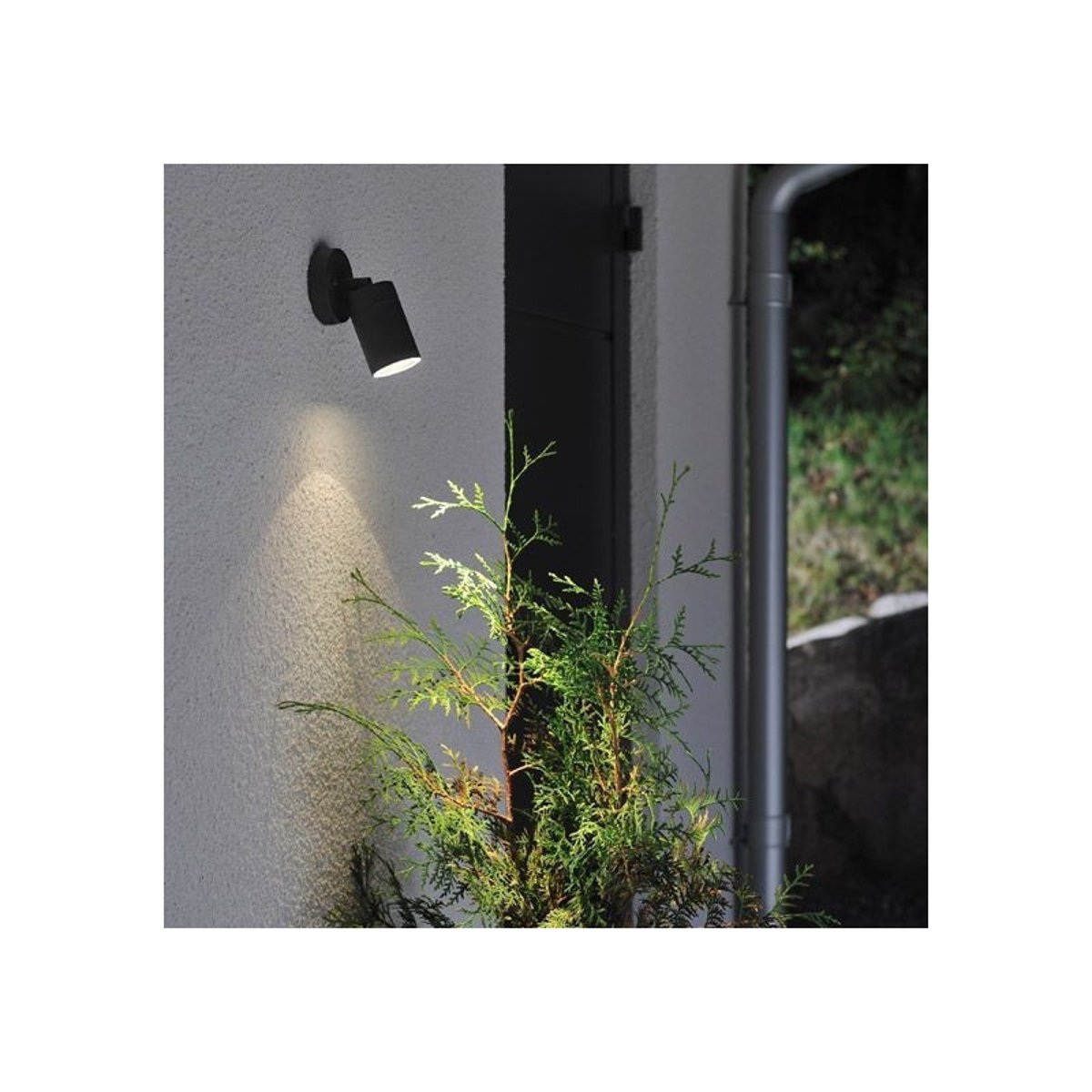 Applique Extérieure orientable Myra Noir Mat noir, MILLUMINE