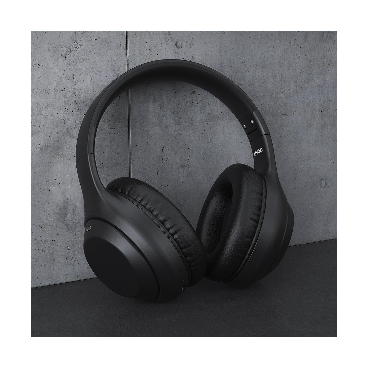 Casque ANC compatible Bluetooth® noir, LIVOO