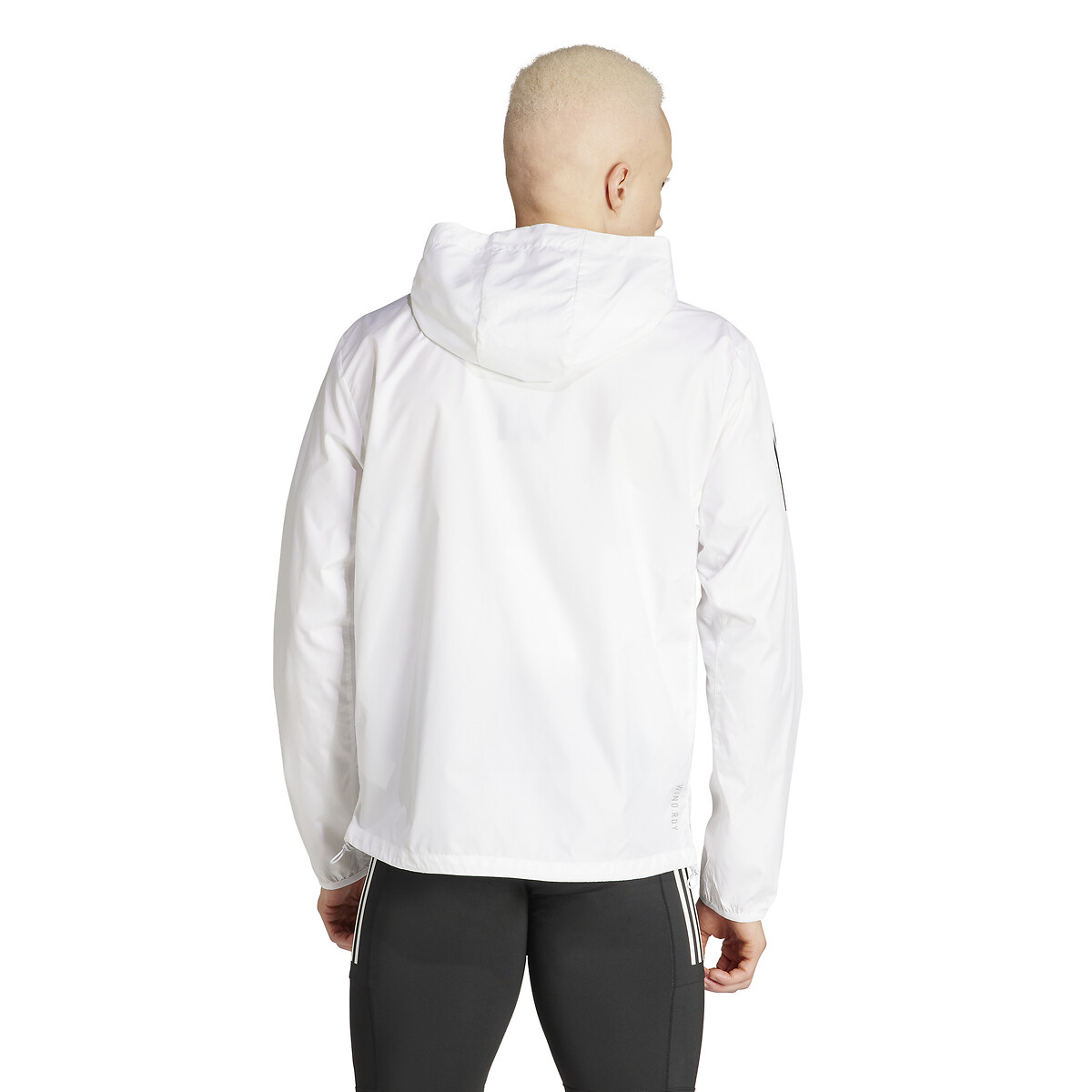 Small Logo Running Jacket with 3-Stripes 90010465, adidas Performance