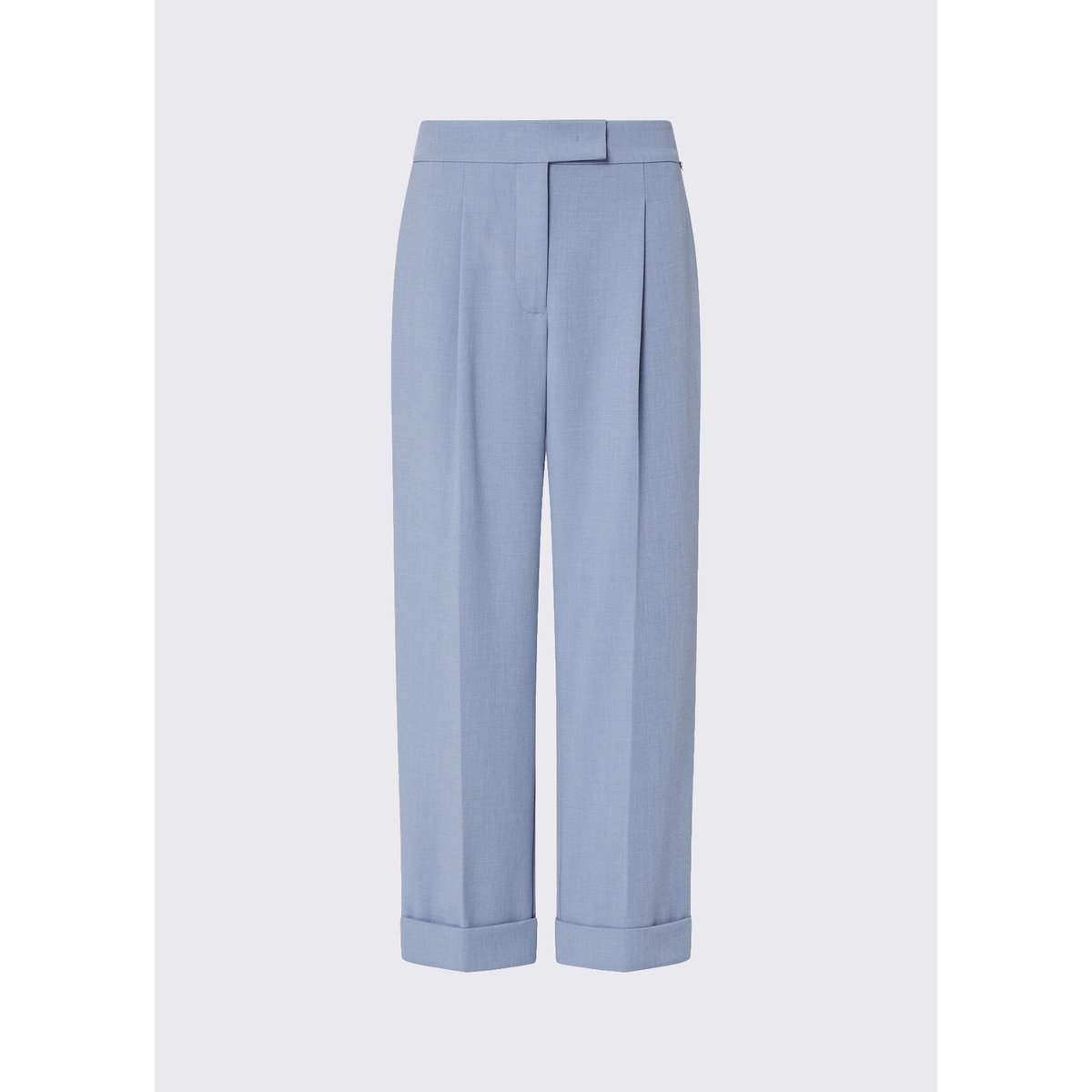 Pantalon mélange avec revers bleu clair, LIU JO