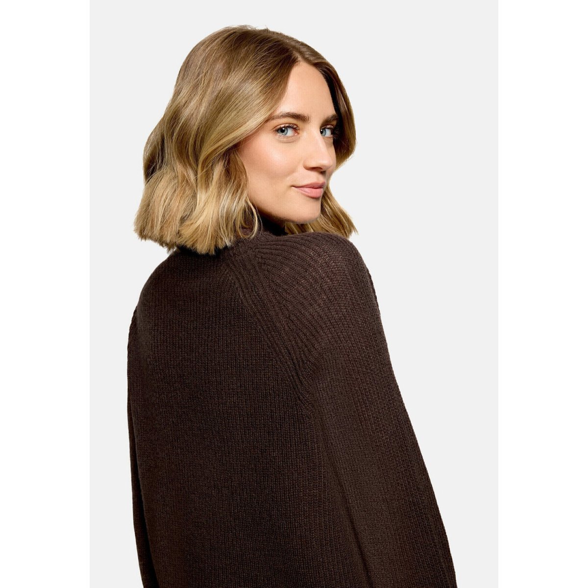 Pull en cachemire à col light maroon, BETTY BARCLAY