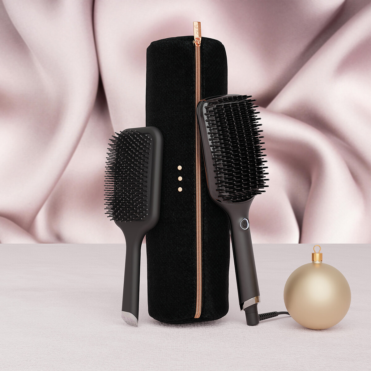 Coffret Exception Brosse Chaffante Glide+ Max noir, GHD