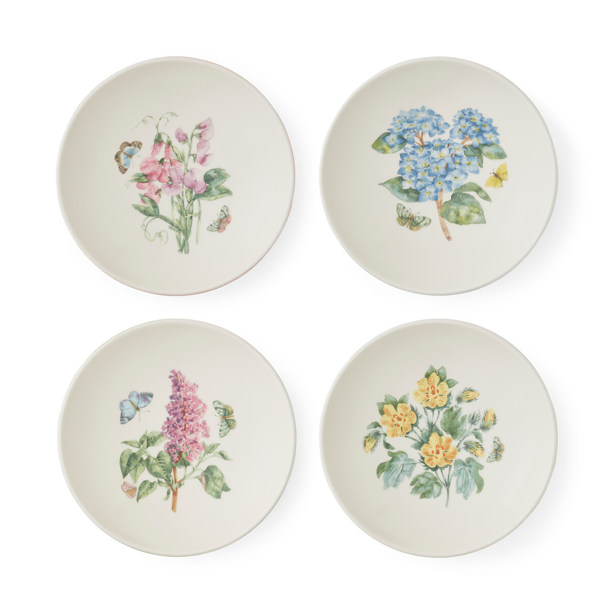 Set of 4 Sketchbook Assorted Pasta Bowls multi-coloured, PORTMEIRION