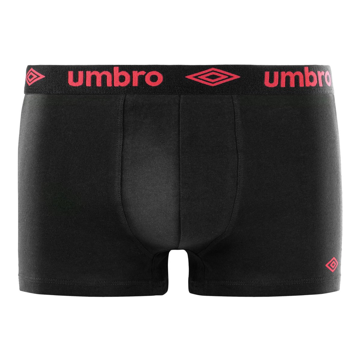 Lot De 8 Boxers Coton noir/blanc/bleu/gris chiné/rouge/jaune, UMBRO