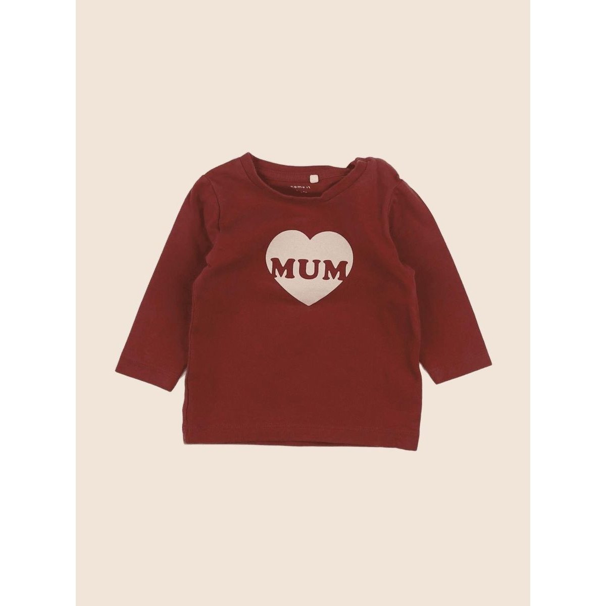 Tee-shirt - Très bon état marron, NAME IT