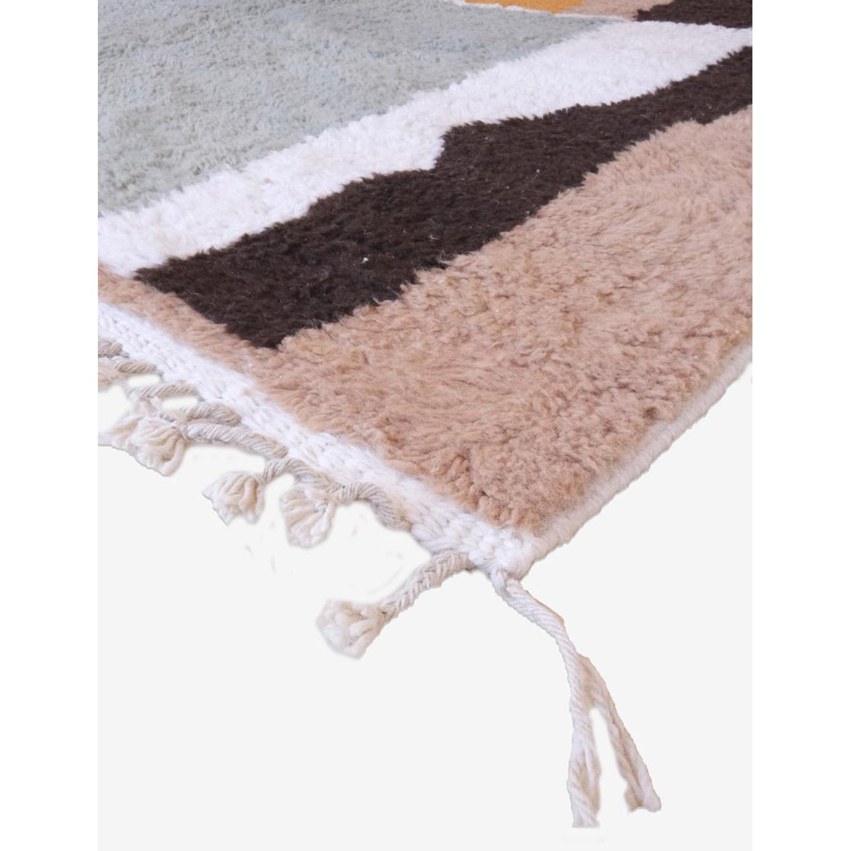 Tapis berbère élégant au style graphique en laine 255 x 355 cm palette colorée, AFK LIVING