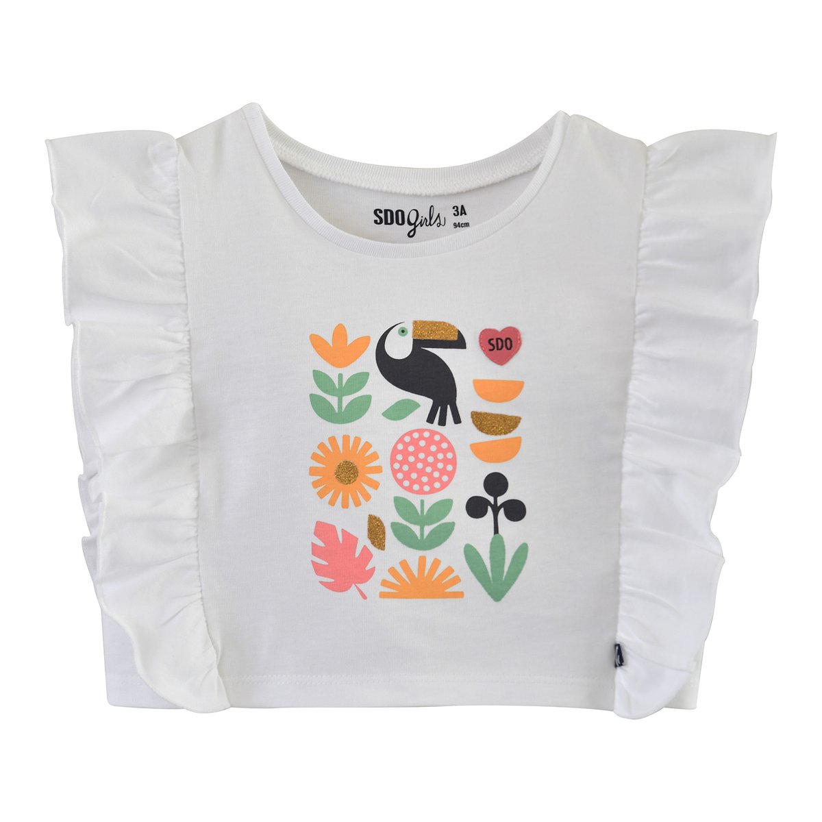 T-shirt enfant edona blanc, SUCRE D'ORGE